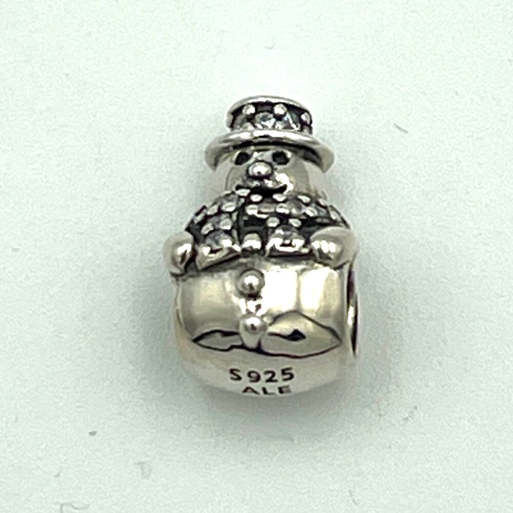 🎄🎅🎁☃️Pandora Snowman Charm 792001CZ